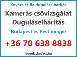 Duguláselhárítás árak Budapest és környéke - Kovács és fia