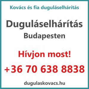 Kovács és Fia duguláselhárítás Budapesten